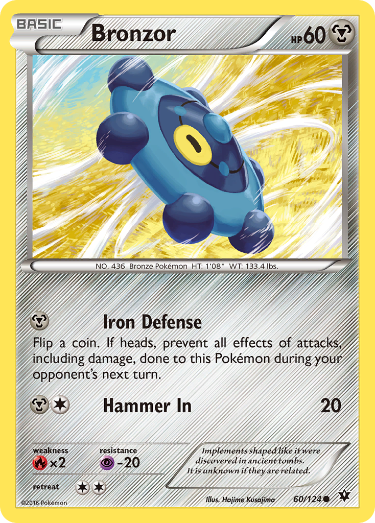 Bronzor 60 Common card from Fates Collide