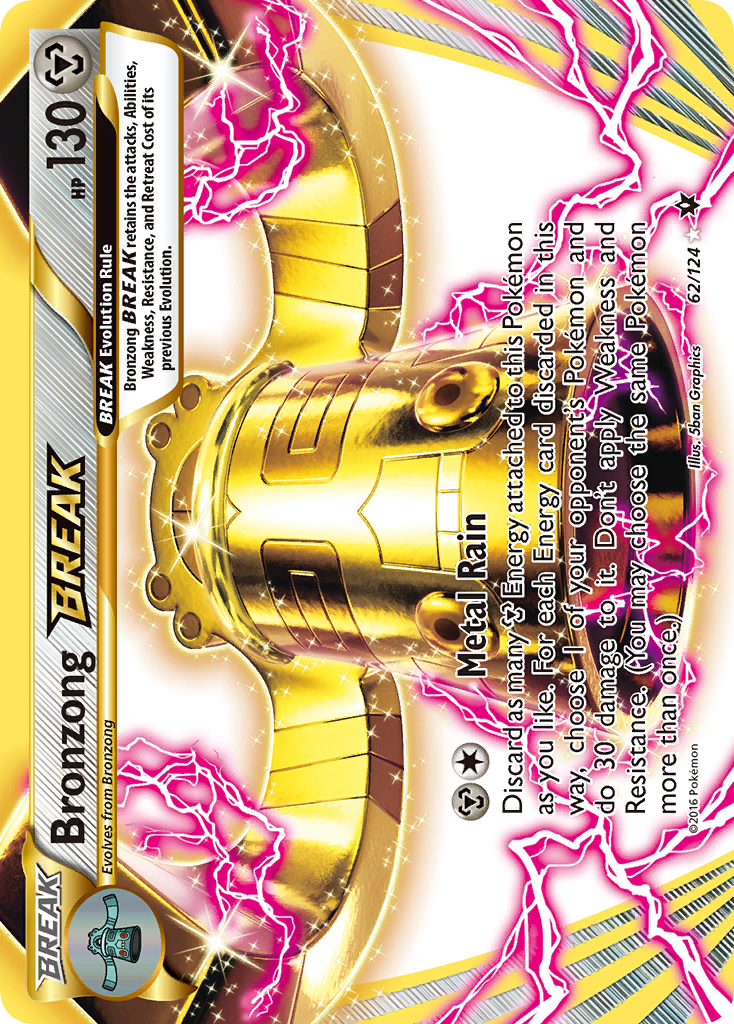Bronzong BREAK 62 Rare BREAK card from Fates Collide