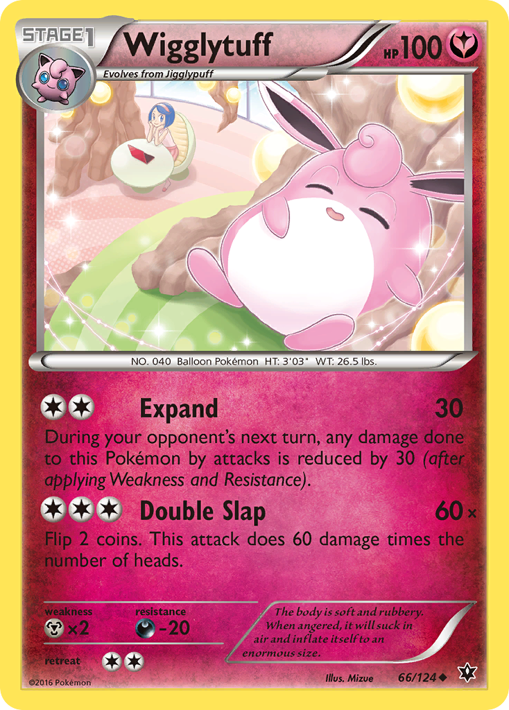 Wigglytuff 66 Uncommon card from Fates Collide