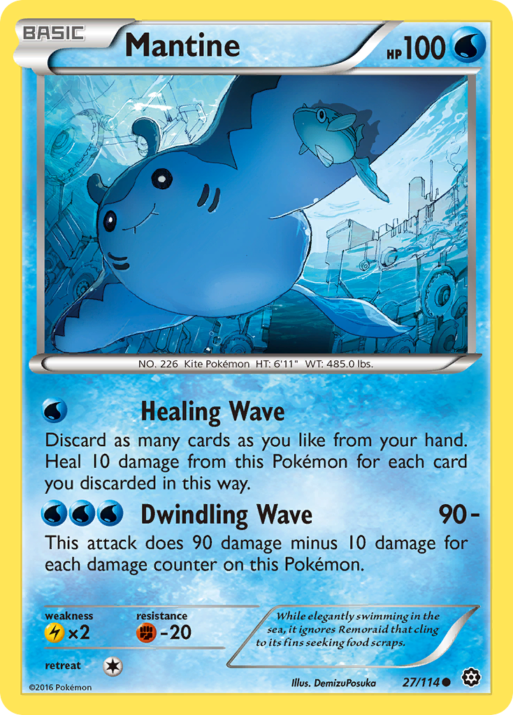 Mantine 27 Common card from Steam Siege