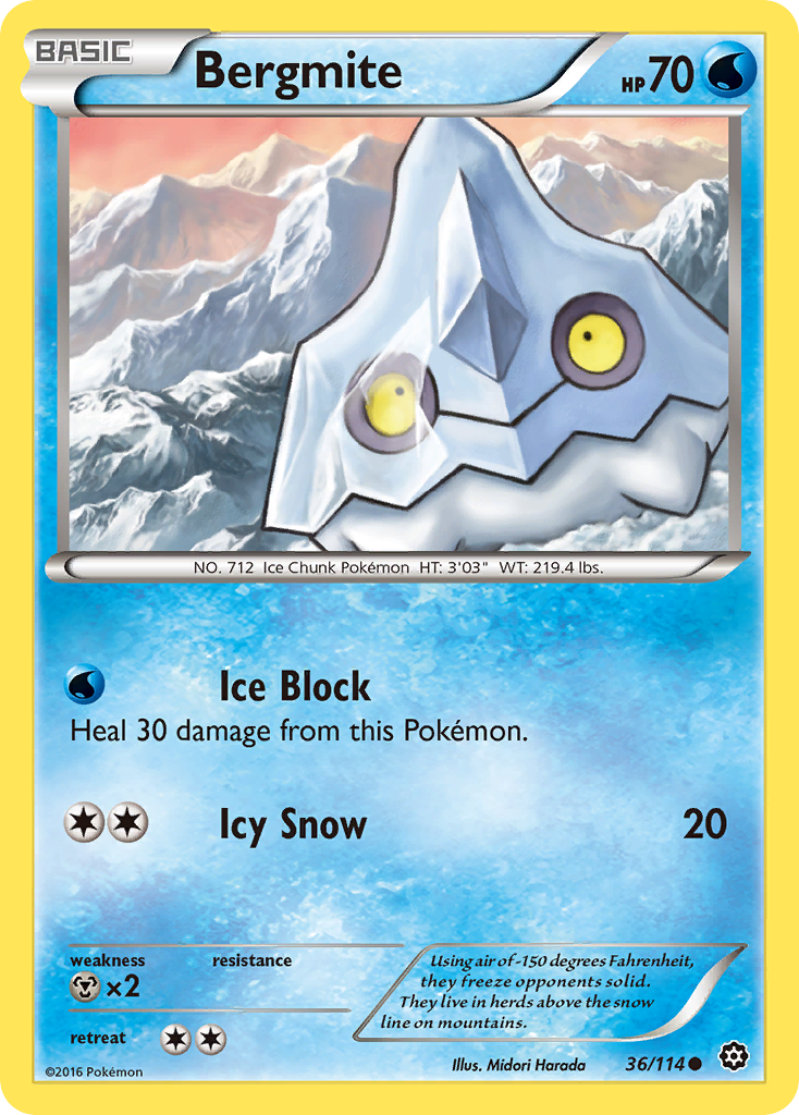 Bergmite 36 Common card from Steam Siege