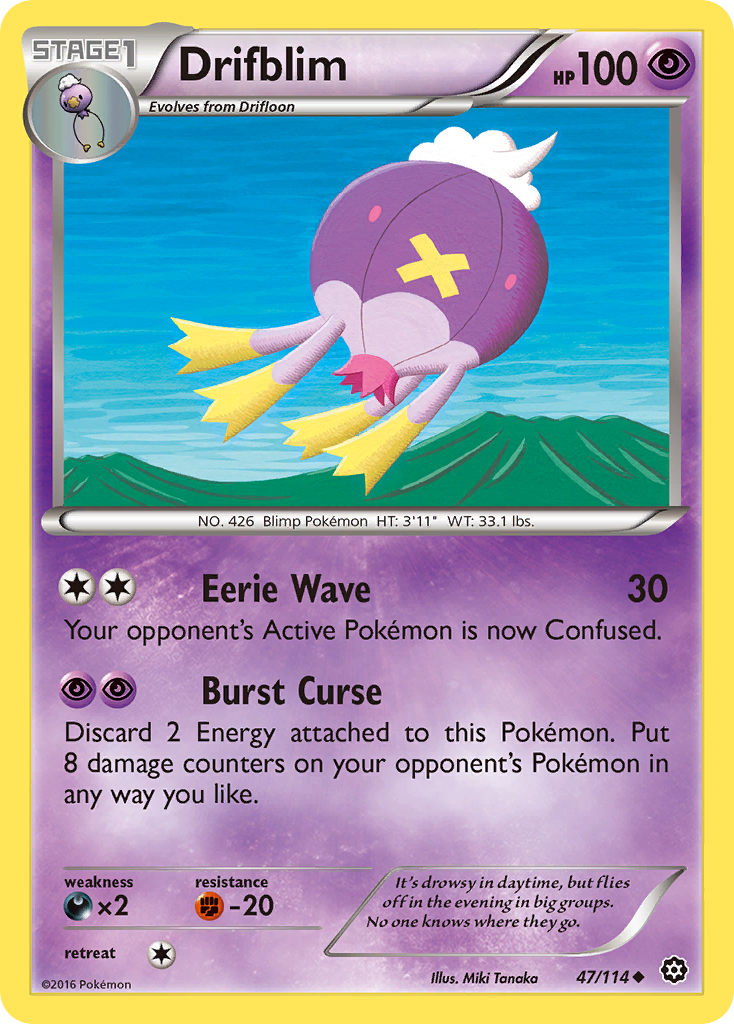 Drifblim 47 Uncommon card from Steam Siege
