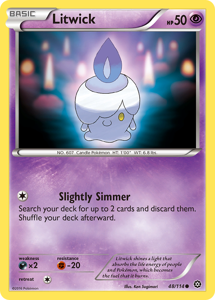 Litwick 48 Common card from Steam Siege