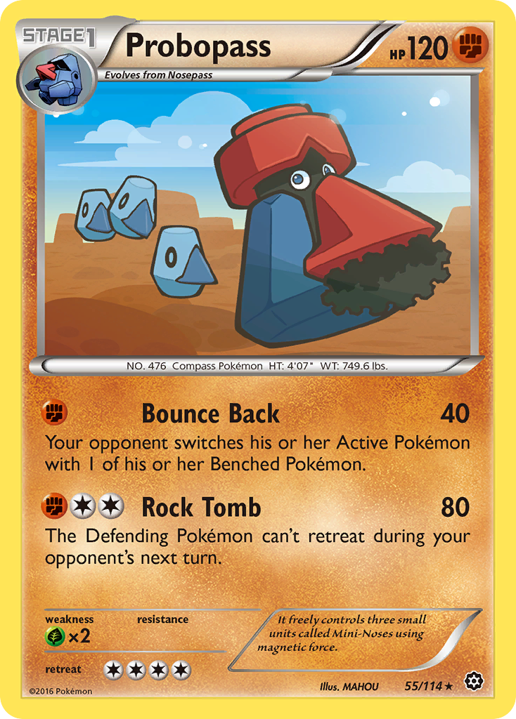 Probopass 55 Rare card from Steam Siege