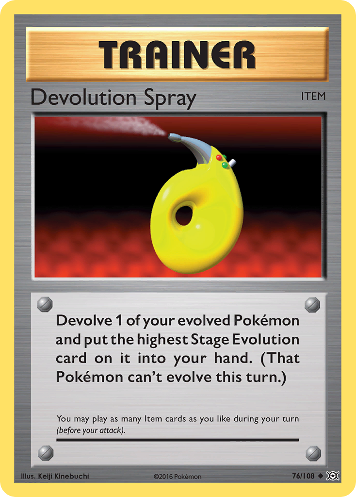 Devolution Spray 76/108 Uncommon card from Evolutions