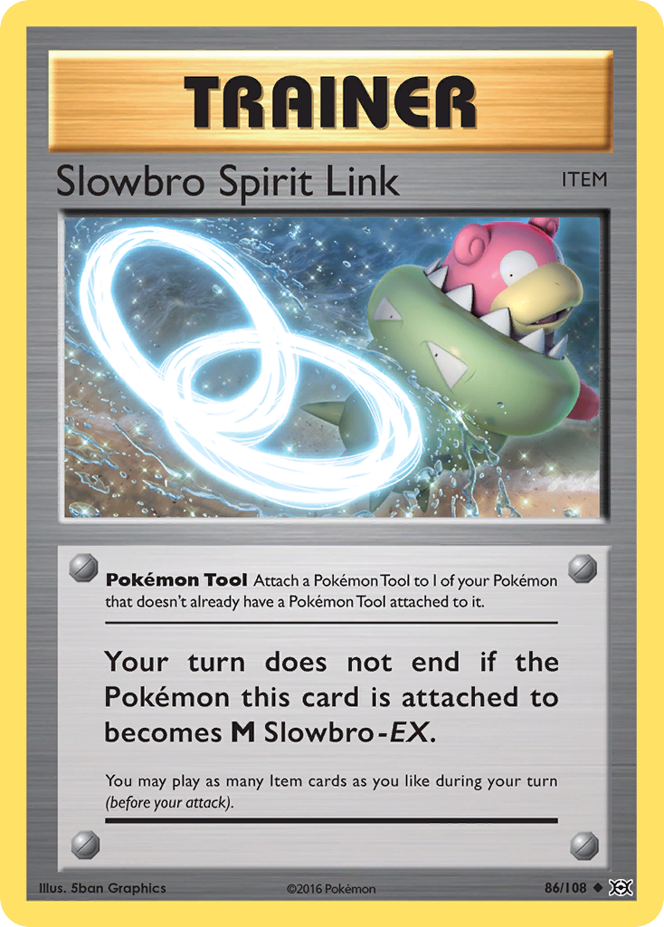 Slowbro Spirit Link 86/108 Uncommon card from Evolutions