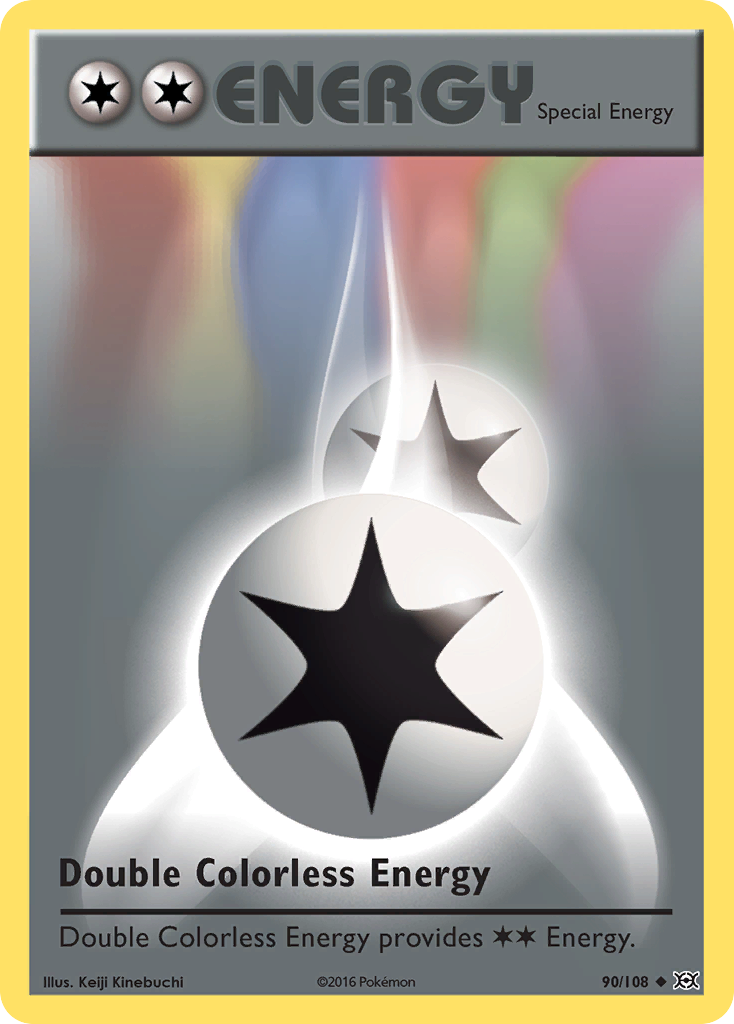 Double Colorless Energy 90/108 Uncommon card from Evolutions