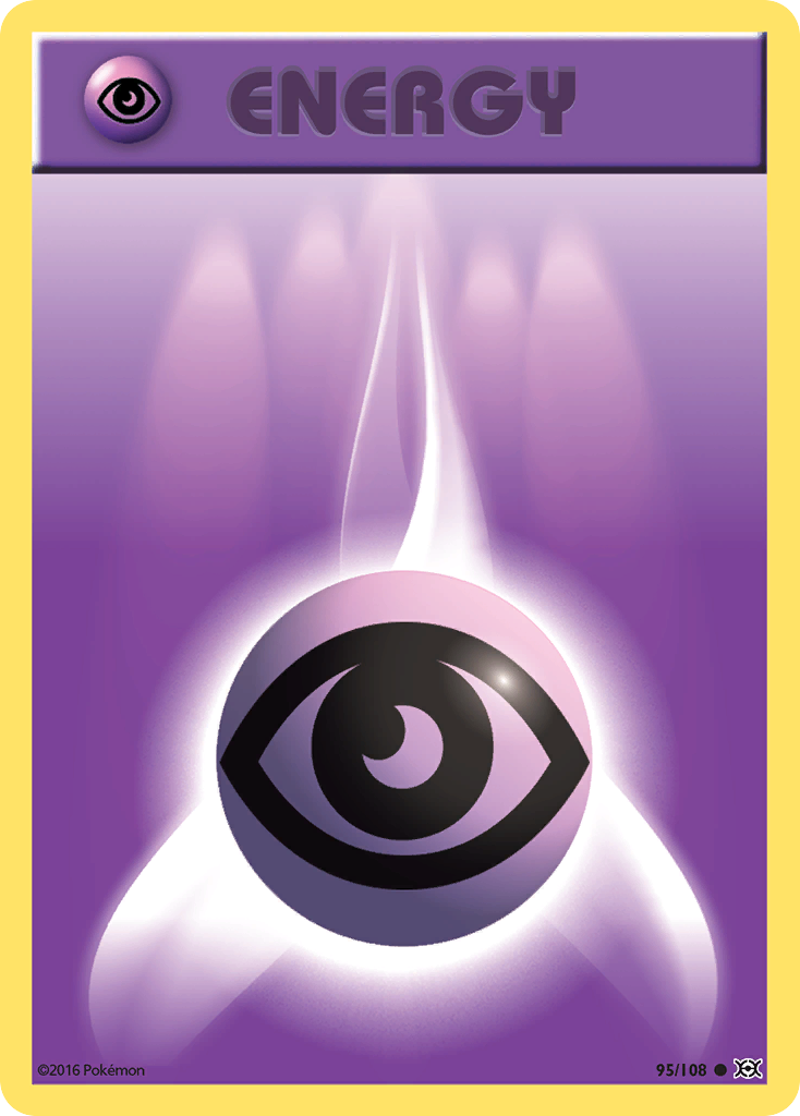 Psychic Energy 95 Common card from Evolutions