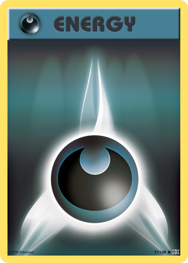 Darkness Energy 97 Common card from Evolutions