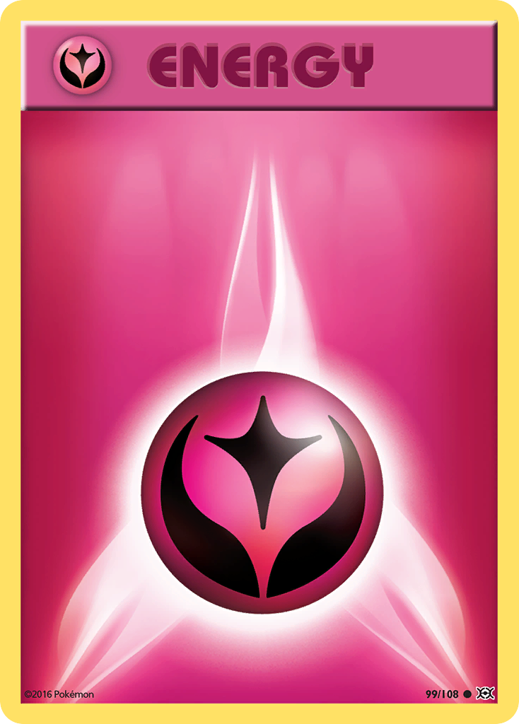 Fairy Energy 99 Common card from Evolutions