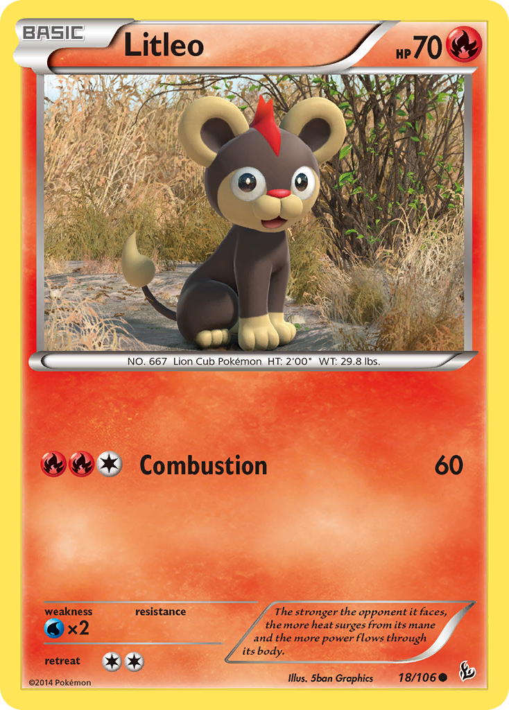 Litleo 18 Common card from Flashfire