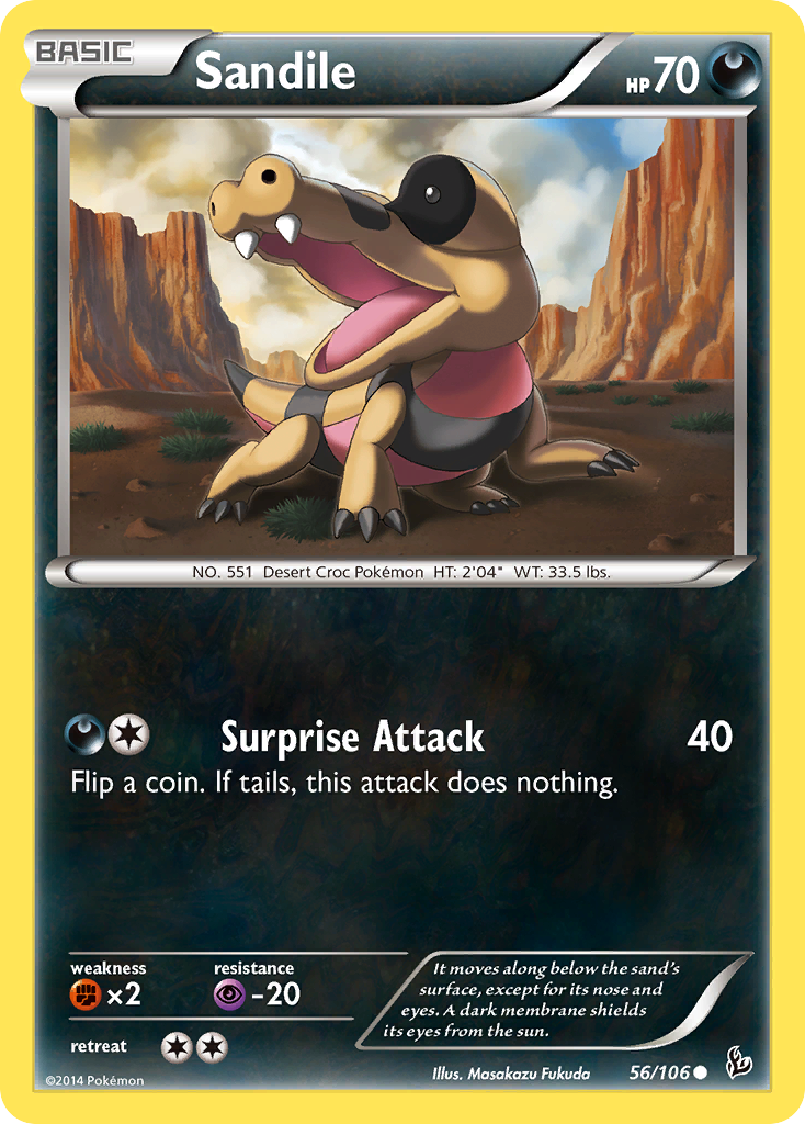 Sandile 56 Common card from Flashfire