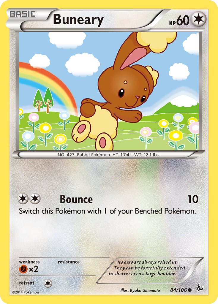 Buneary 84 Common card from Flashfire