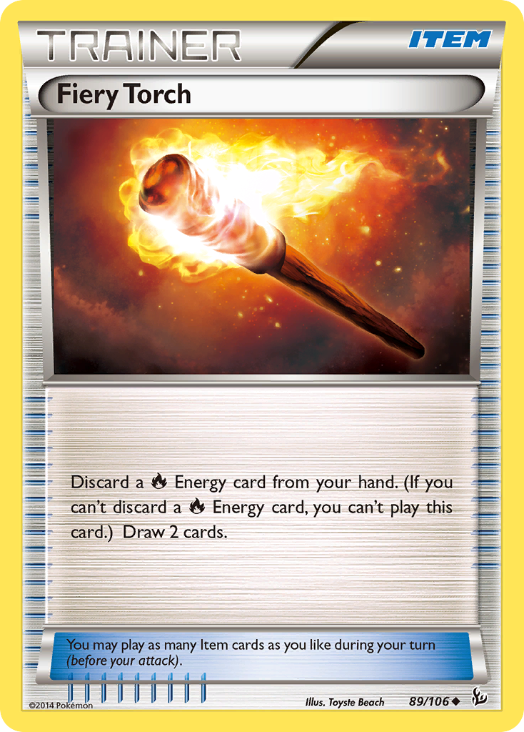 Fiery Torch 89 Uncommon card from Flashfire