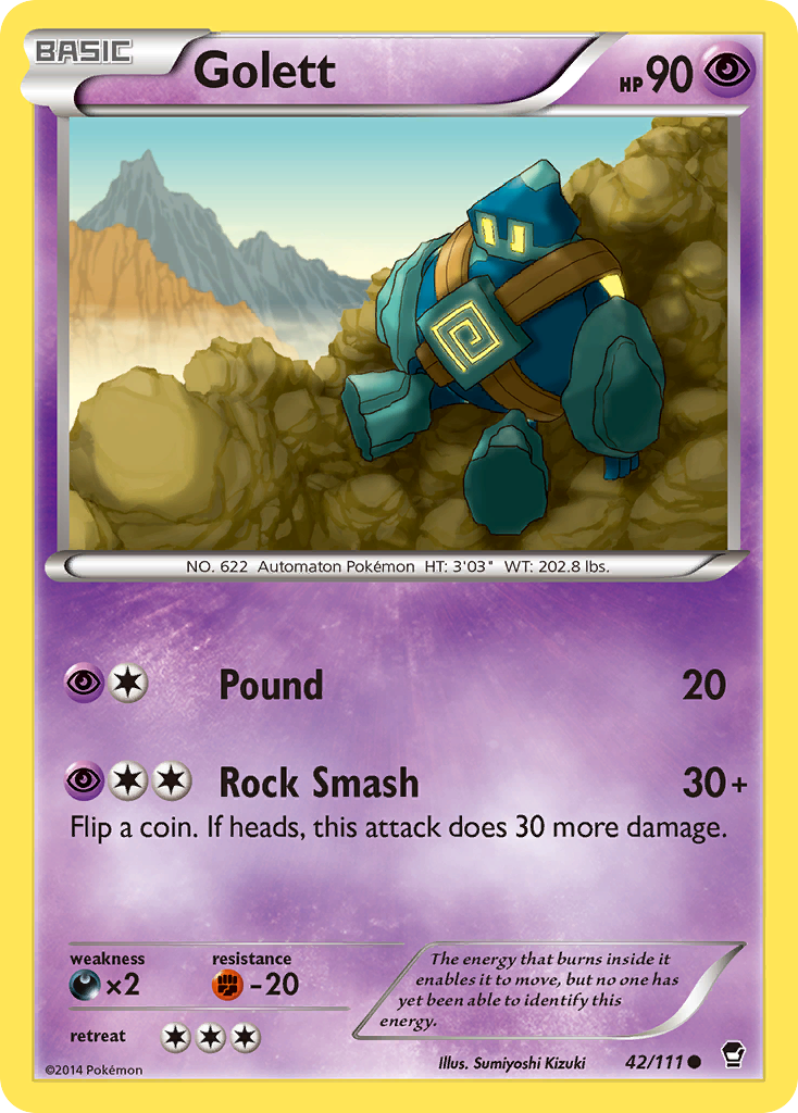 Golett 42 Common card from Furious Fists