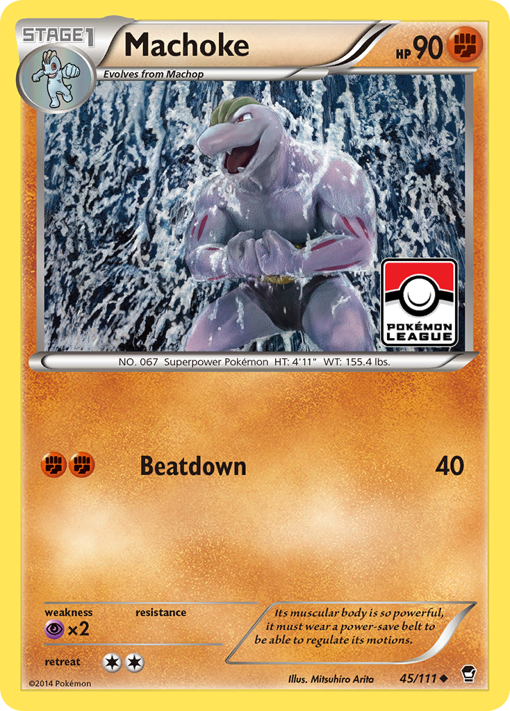 Machoke 45/111 Uncommon card from Furious Fists