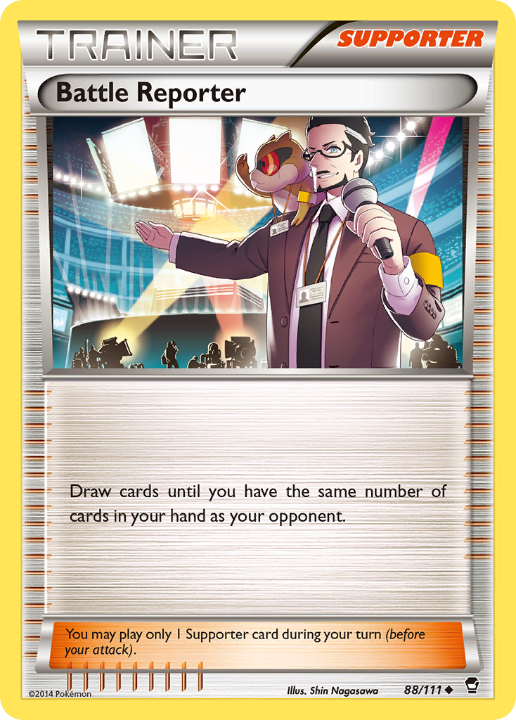 Battle Reporter 88 Uncommon card from Furious Fists