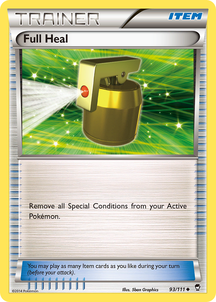 Full Heal 93 Uncommon card from Furious Fists