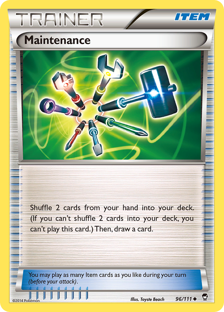 Maintenance 96 Uncommon card from Furious Fists