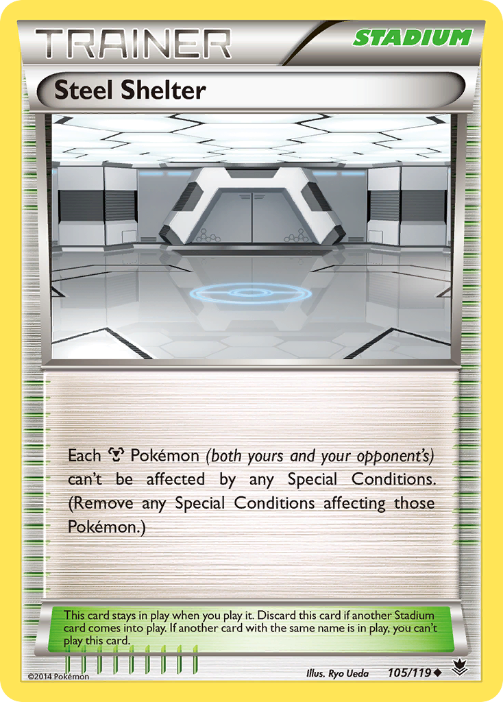 Steel Shelter 105/119 Uncommon card from Phantom Forces