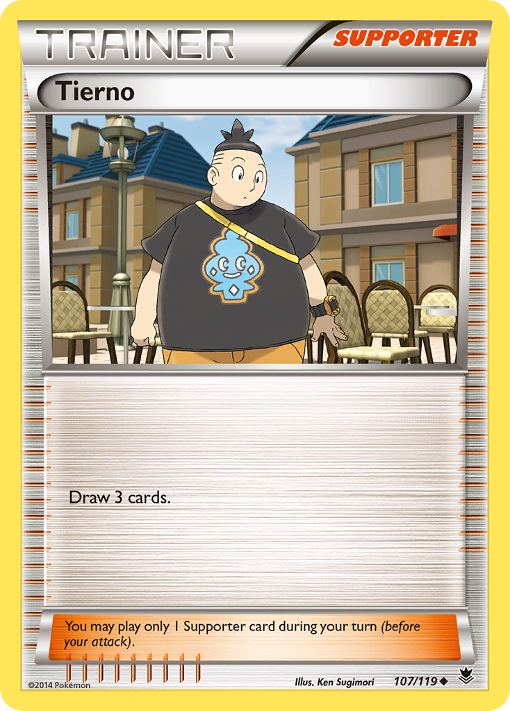 Tierno 107/119 Uncommon card from Phantom Forces