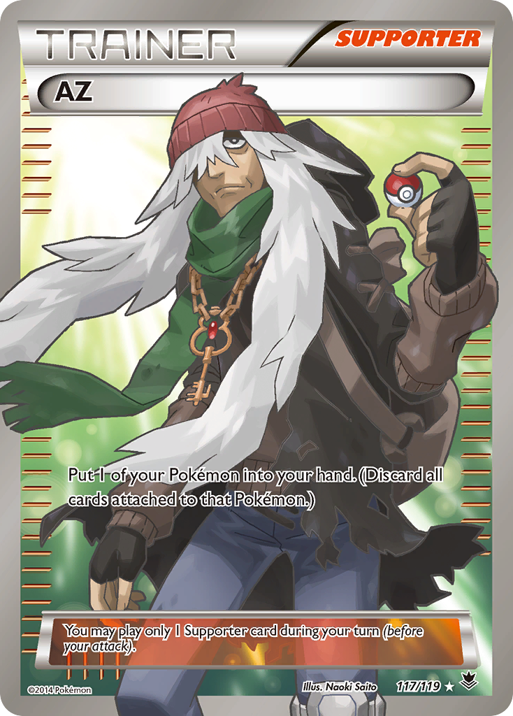 AZ 117 Rare Ultra card from Phantom Forces