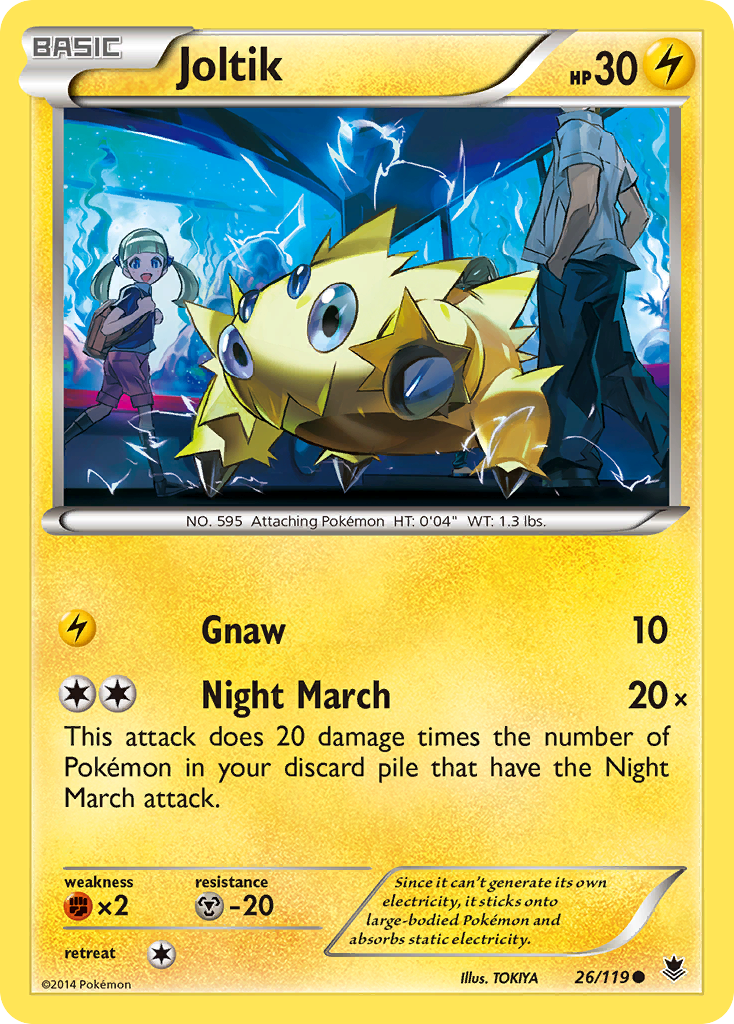 Joltik 26 Common card from Phantom Forces