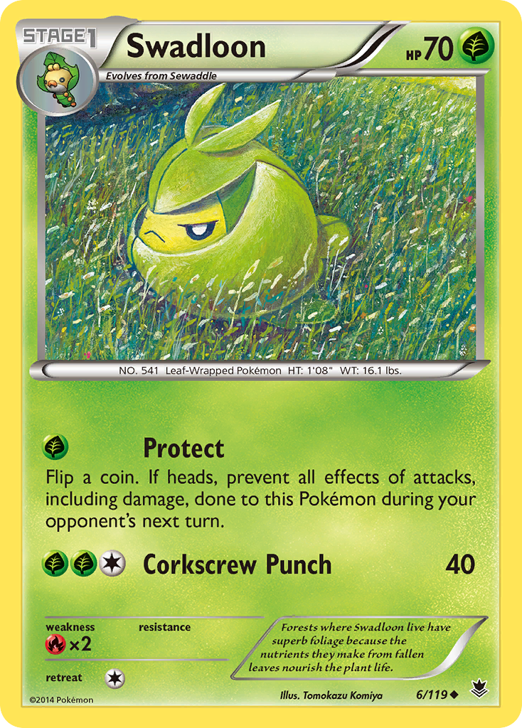 Swadloon 6/119 Uncommon card from Phantom Forces