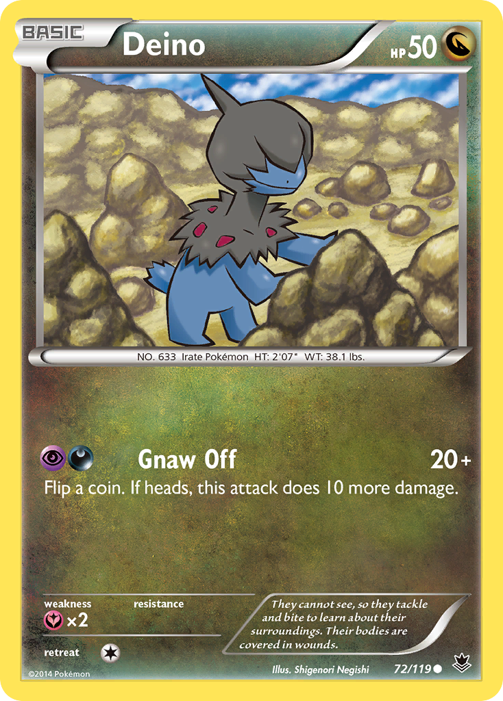 Deino 72 Common card from Phantom Forces