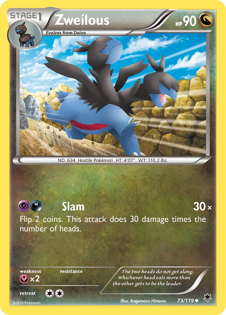 Zweilous 73 Uncommon card from Phantom Forces