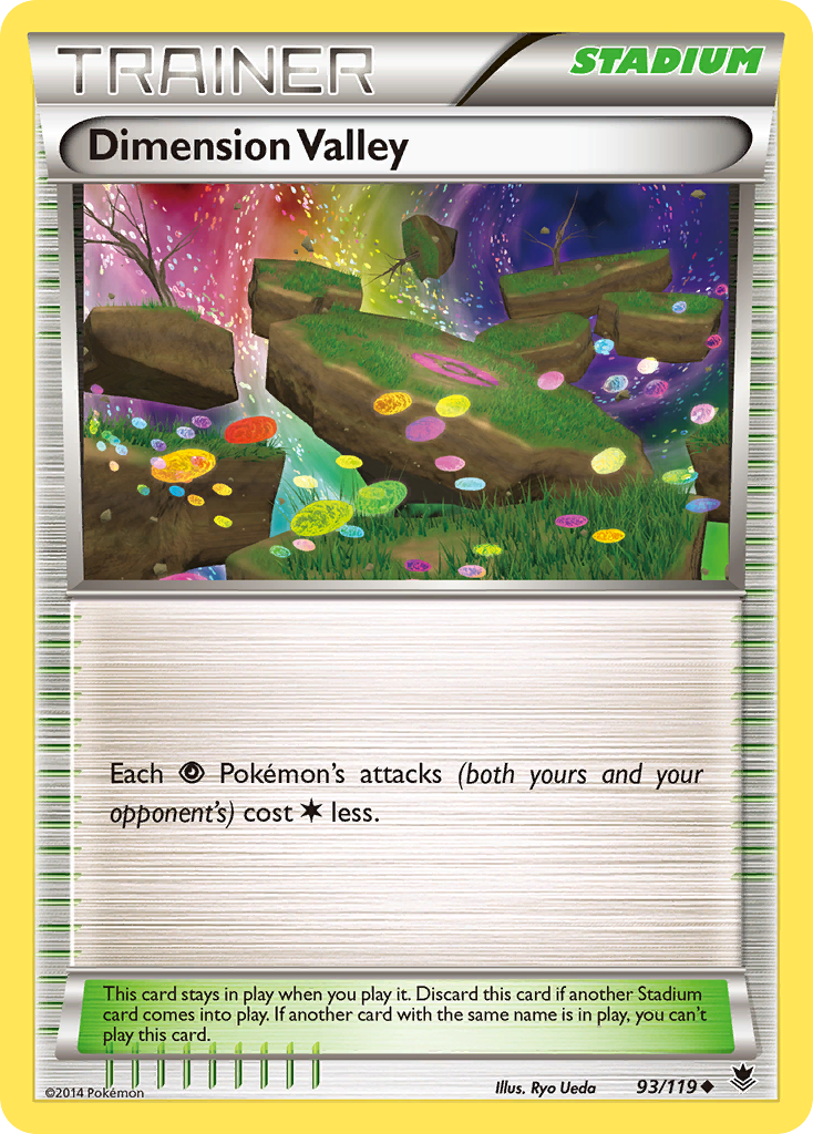 Dimension Valley 93 Uncommon card from Phantom Forces