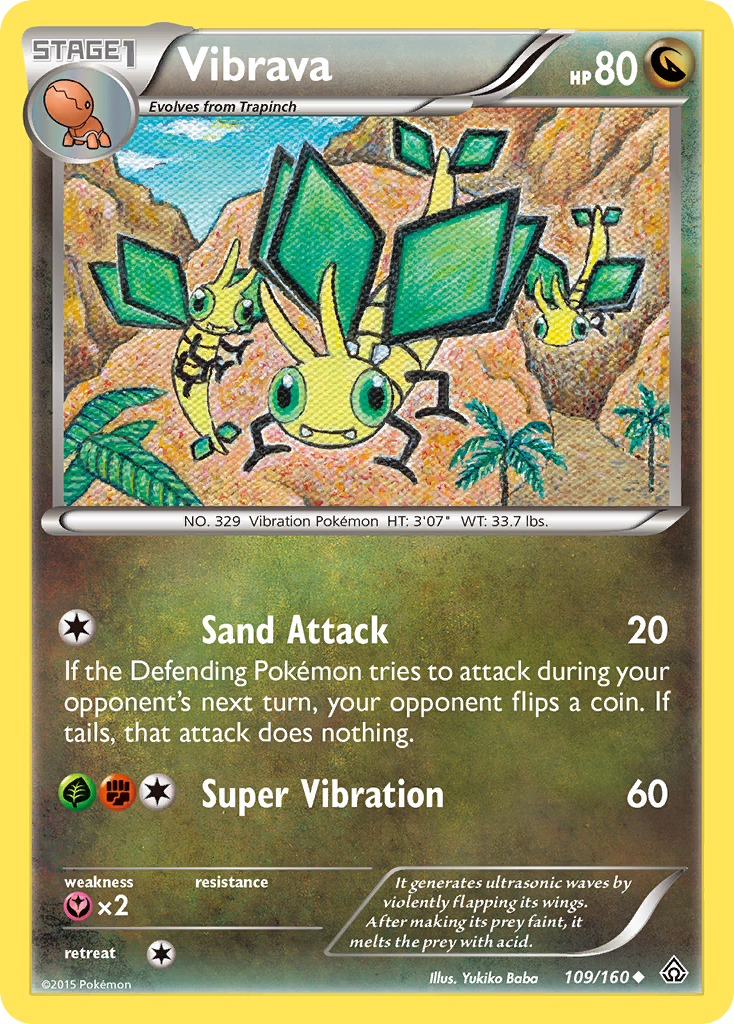 Vibrava 109 Uncommon card from Primal Clash