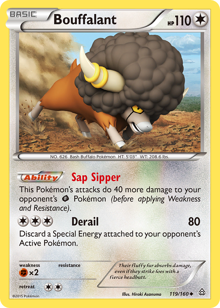 Bouffalant 119 Uncommon card from Primal Clash