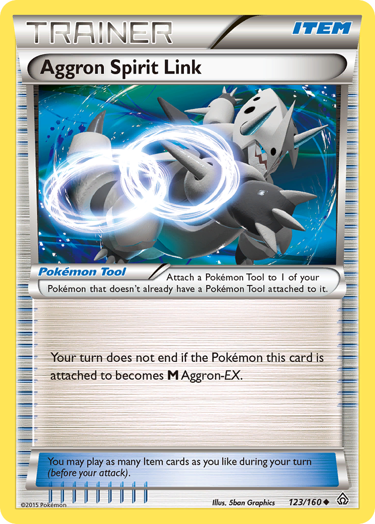 Aggron Spirit Link 123 Uncommon card from Primal Clash