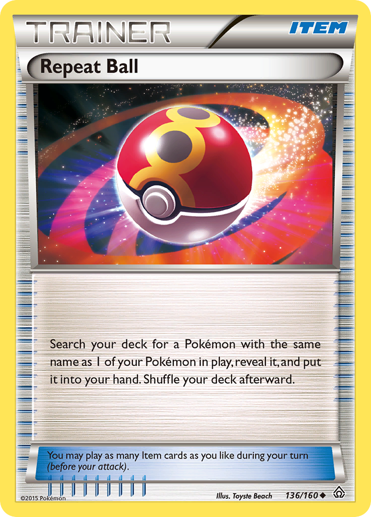 Repeat Ball 136 Uncommon card from Primal Clash