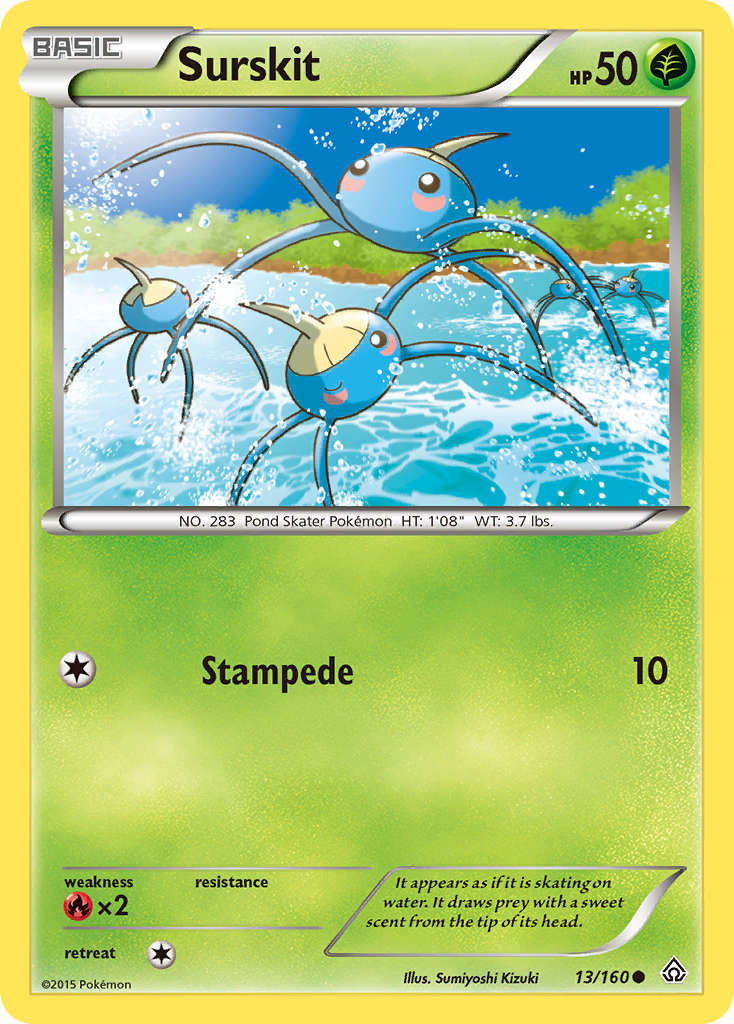 Surskit 13 Common card from Primal Clash