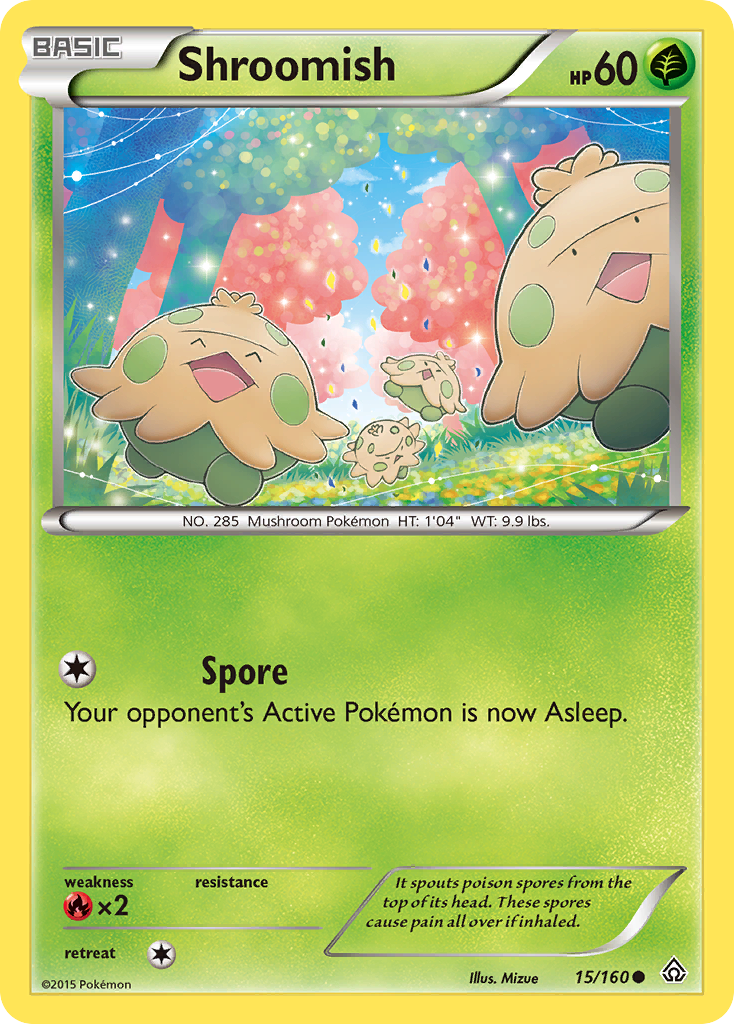 Shroomish 15/160 Common card from Primal Clash