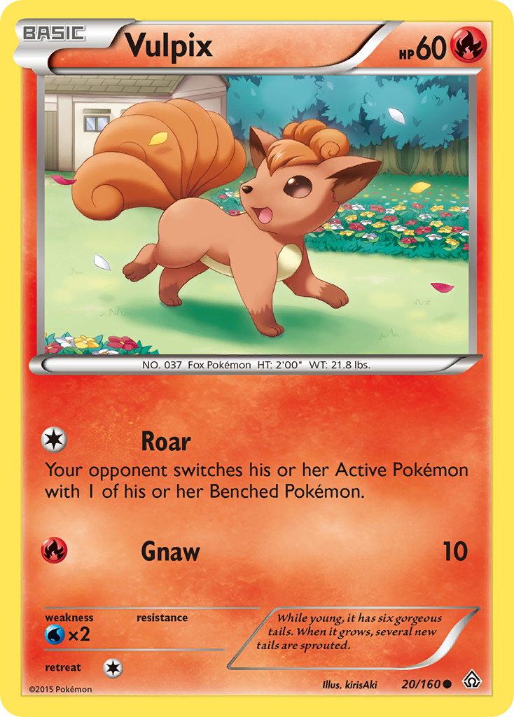 Vulpix 20 Common card from Primal Clash