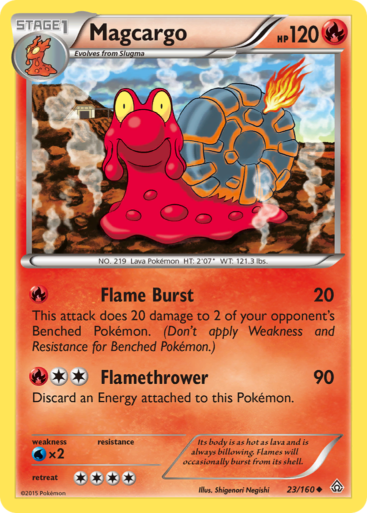 Magcargo 23 Uncommon card from Primal Clash