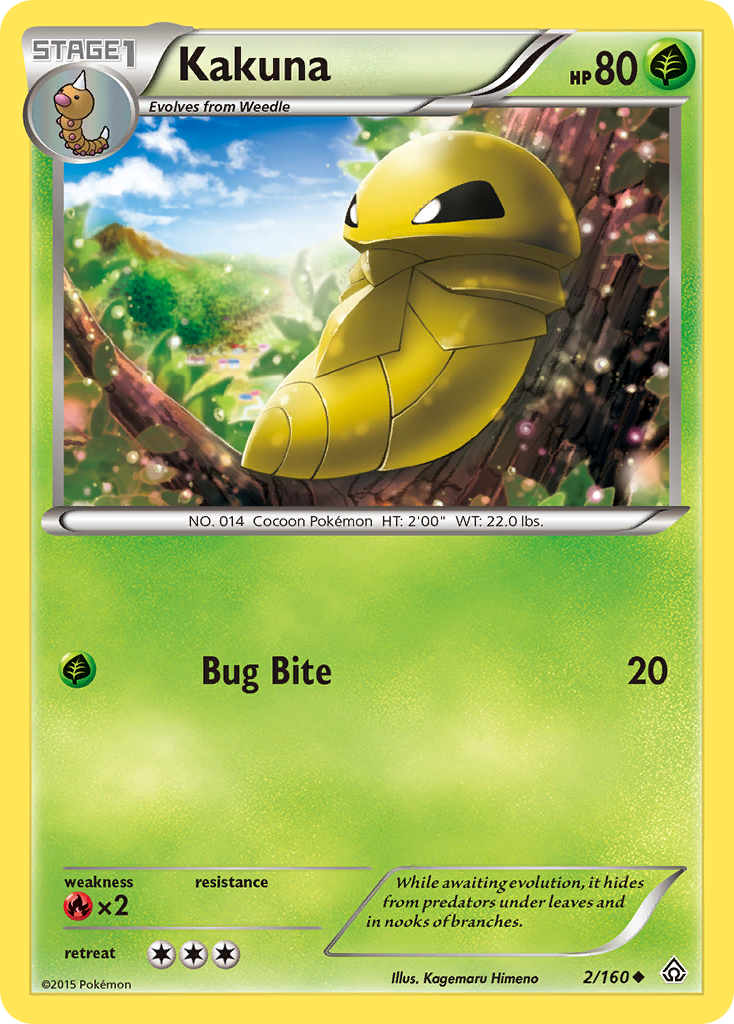 Kakuna 2 Uncommon card from Primal Clash
