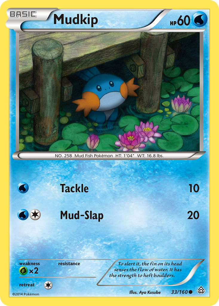 Mudkip 33/160 Common card from Primal Clash