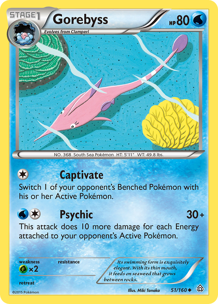 Gorebyss 51 Uncommon card from Primal Clash