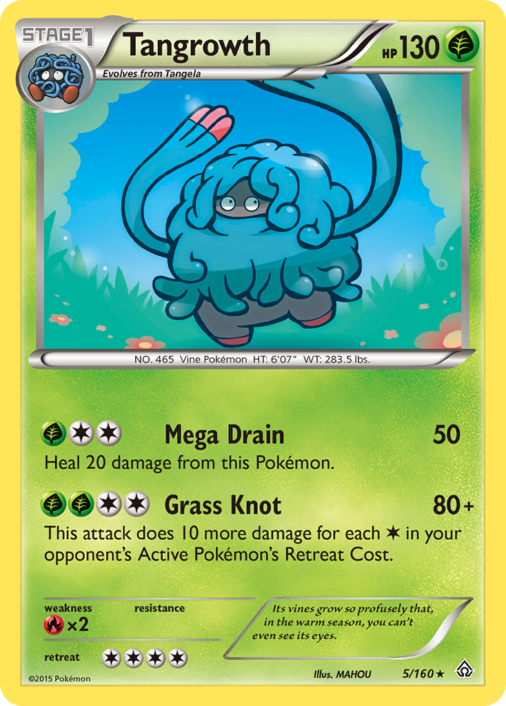 Tangrowth 5 Rare card from Primal Clash