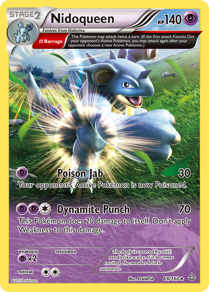 Nidoqueen 69 Rare card from Primal Clash