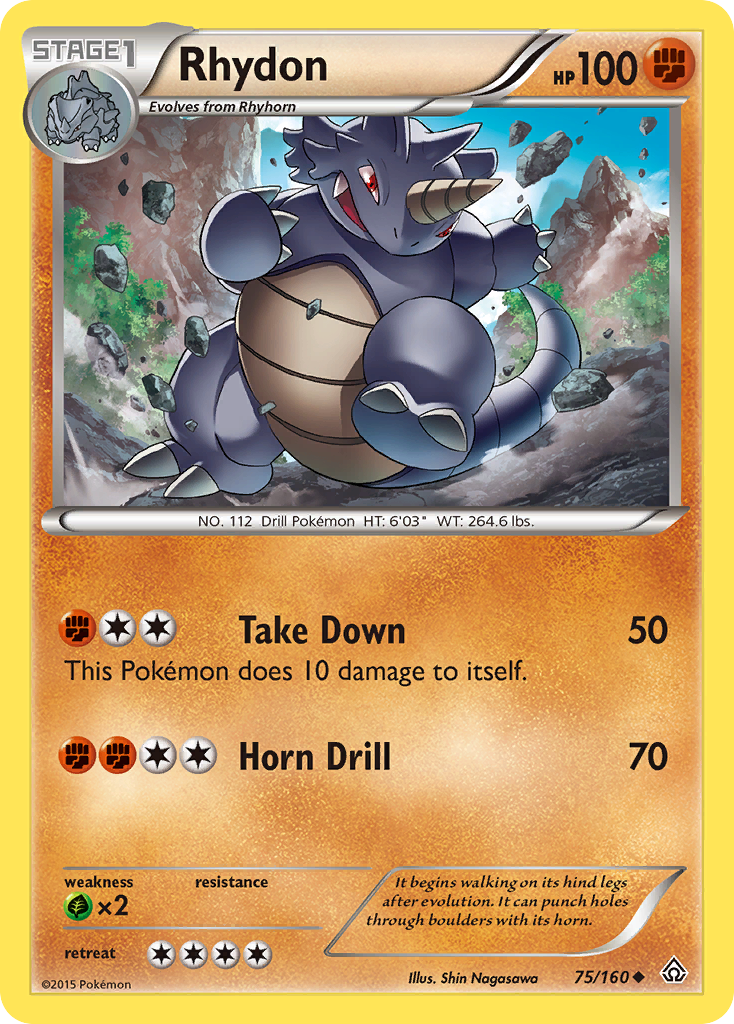 Rhydon 75 Uncommon card from Primal Clash