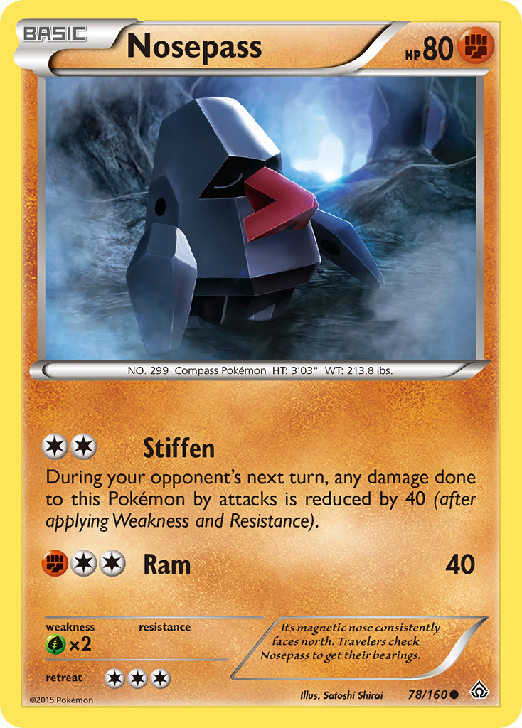 Nosepass 78 Common card from Primal Clash