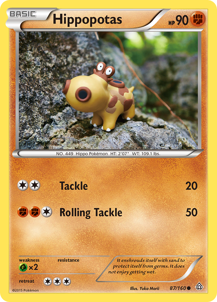 Hippopotas 87 Common card from Primal Clash