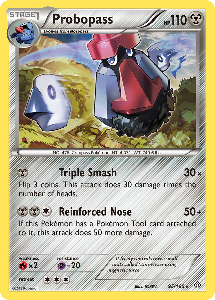 Probopass 95 Rare card from Primal Clash