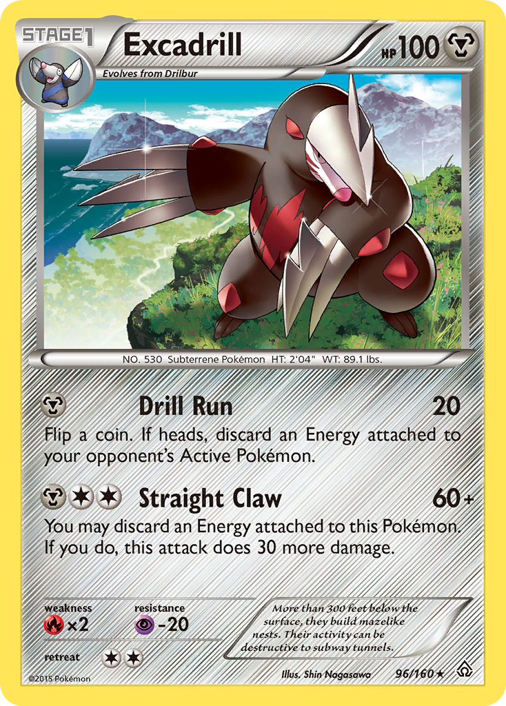 Excadrill 96/160 Rare card from Primal Clash
