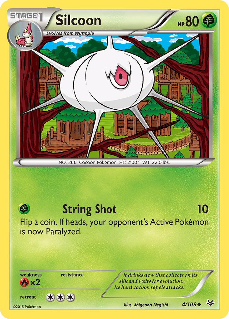 Silcoon 4 Uncommon card from Roaring Skies